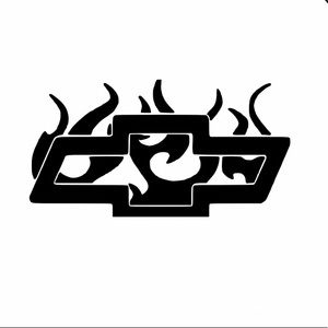 Chevy fire decal
